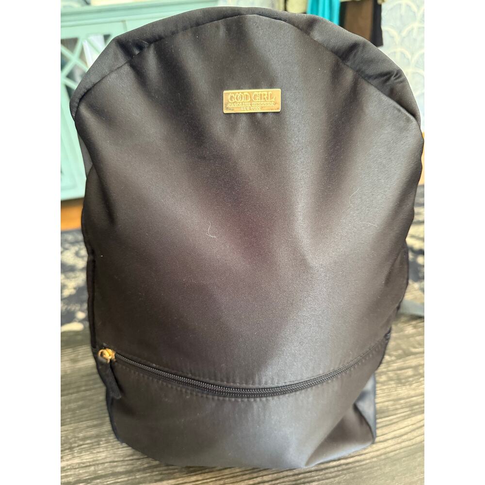 GOODGIRL Carolina Herrera New York Full Size Black Nylon Backpack